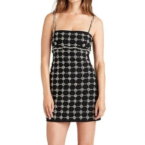 cinq a sept black and white dress Cinq  Sept Cala Dress | Black | Size 2